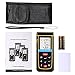 TopOne Digital Laser Measuring Device Laser Measurement Tool with LCD Backlight Display for Distance and Angle Measurement,Area and Volume Calculation (Accuracy cm) (A-328Ft)