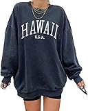 Women's Oversized Sweatshirt HAWAII USA Crewneck