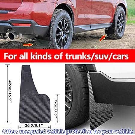 Van Universal Schmutzfanger Fur Vorne Oder Hinten Schmutzfanger Fur Auto Suv 2 Stuck Pickup Zubehor Auto Spritzschutz Karbonfaser Effekt Toumelin Com