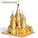 Piececool Saint Basils Cathedral P014-G Model Building DIY 3D Laser Cut Metal Jigsaws Kits Puzzle Toys - Gold