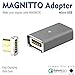 MAGNITTO Reversible Super Magnetic Micro USB Adapter for Android Charging and Data Transfer Fully Compatible with Regular Micro-USB Cables Universal for Samsung Galaxy S3 S4 S6 S7 LG V10 G3 G4 HTC