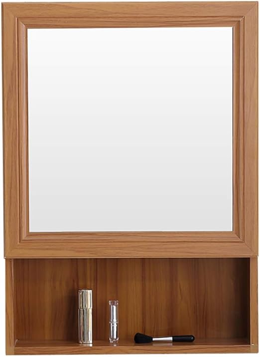 Amazon Com Laxf Mirrors Wall Cabinet Bathroom Wall Storage Cabinet Medicine Cabinet Single Doors Shelves Bathroom Hanging Cabinet Wall Mount Storage Shelf Home Kitchen