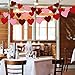 Felt Heart Garland Banner, NO DIY, 6 Pack Valentines day Banner Decor, Valentines Decorations, Anniversary Wedding Birthday Party Decorations, for Home Office Decor