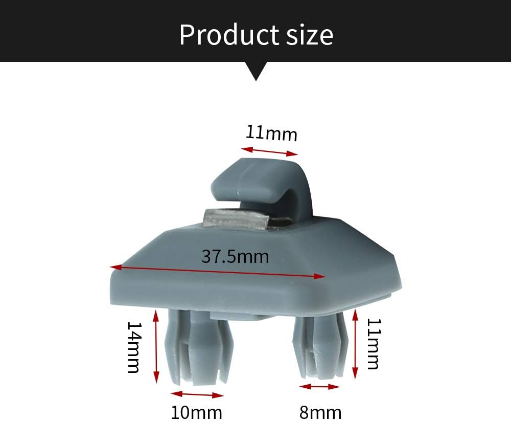 8e0 857 562 8u0 857 562a 2 Pcs Interior Sun Visor Hook Clip Bracket For Audi