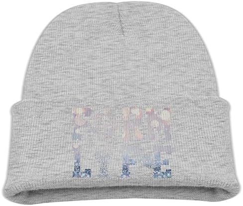 Farm Life Farmer Lover Gift Farming Boys Girls Child Cute Knit Beanies Hats Watch Hats Warmer Ash