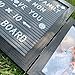 Emeyart Felt Letter Board 10x10 Changeable LetterBoards with White Letters, Additional Symbols and Emojis, Message Board Include Black Picture Frames, Felt Boards Wall Mount or Tabletop Stand Display