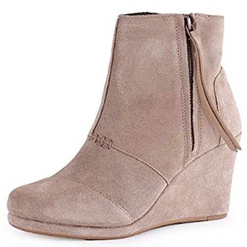 toms desert wedge high bootie