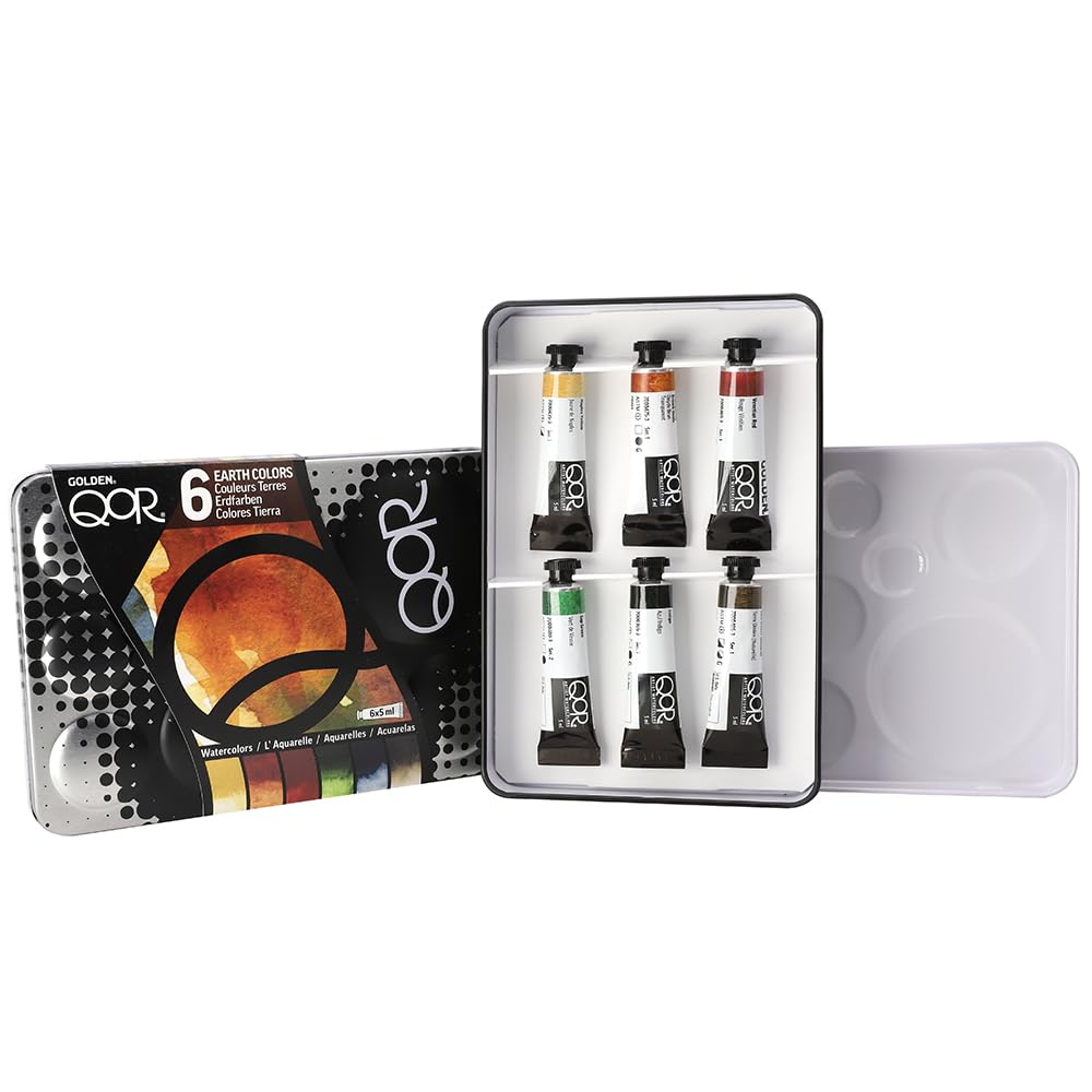 GOLDEN Qor W/C Intro 6-Earth Colors Set