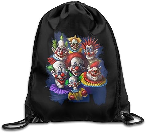 Unisex Killer Klowns Gym Drawstring Sack Cinch Bag