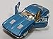 Kinsmart 1963 Powder Blue Chevy Corvette Stingray Hardtop 1/36 Scale Diecast Car