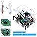 0o0Egg_X for Raspberry Pi 3 Model B+ Case with Fan Heatsink and 5V/3A Adapter with On/Off Switch Cable (9 Layers, Black)