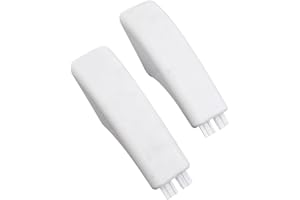 2 Pack White Oven Handle End for Ranges Stoves Replacement Parts Kit Compatible with WB07K10043 AP3140301 PS228368 WB07T10144