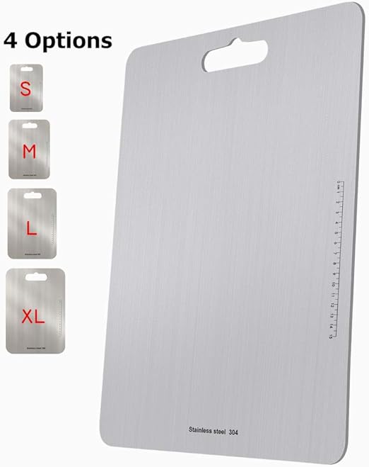 Amazon Com Qualizon Sus 304 Stainless Steel Cutting Board Rust