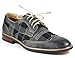 Ferro Aldo M-19266A Mens Lace Up Plaid Oxford Dress Classic Shoes
