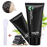 Black Mask - LuckyFine Facial Mask, Blackhead Remover Peeling Mask, Acne Treatments Mask, Deep Cleansing Purifying Black Mask