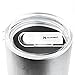 30 OZ YETI Lid, Coolreall Replacement Splash Proof Lid for 30 OZ YETI Rambler Tumbler - Crystal Clear Splash Resistant Cover(Only Lid)