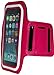 i2 Gear Running & Exercise Armband Compatible with iPhone SE and iPhone 6 6S - Reflective Arm Band with Key Holder (Hot Pink)