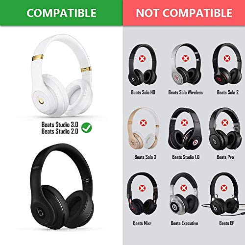 ایگرد | قیمت و خرید Beats Studio 2 Replacement Earpads - Upgraded Beats  Studio Ear Pads Compatible with Studio Wired B0500 / Wireless B0501 /  Studio 2/3 Over Ear Headphones ONLY (Does NOT FIT Beats Solo) (Black)