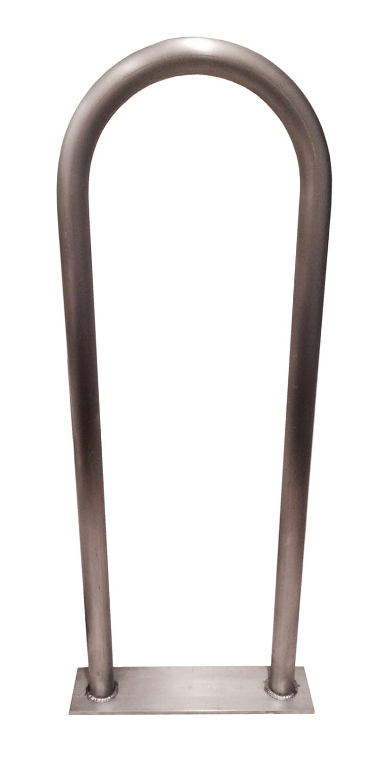 48" (H) x 13" (W) Aluminum Handrail w/Flate Base Plate