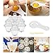 WEBSUN Boiled Egg Cooker Hard & Soft Egg Maker with Egg Separator AS SEEN ON TV, BPA Free Non Stick Boiled Egg Maker without Egg Shell