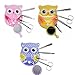 Spove Owl Design Personal Care Manicure Set for Party Favor 5 in 1 (Pack of 3 sets)