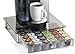 NIFTY 6475 Keurig Brewed Glass Top Storage Drawer, Chrome