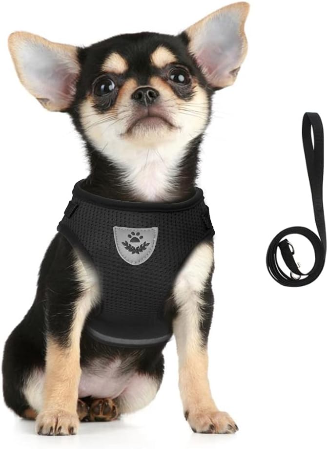 FEimaX Dog Harness and Leash Set Reflective No Pull Adjustable Vest