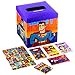 Hallmark Justice League Valentines Day Cards and Mailbox for Kids School Classroom Exchange (1 Box, 32 Valentine Cards, 35 Stickers, 1 Teacher Card)