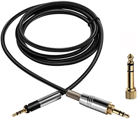 Unifive Replacement Audio Upgrade Cable Cord for Sennheiser HD598/558/518/569 Headphones 1.2m(HD-Cable)