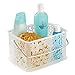 InterDesign Blumz Household Storage Basket with Handle for Bathroom, Beauty Supplies and Health Products - Small (6.7
