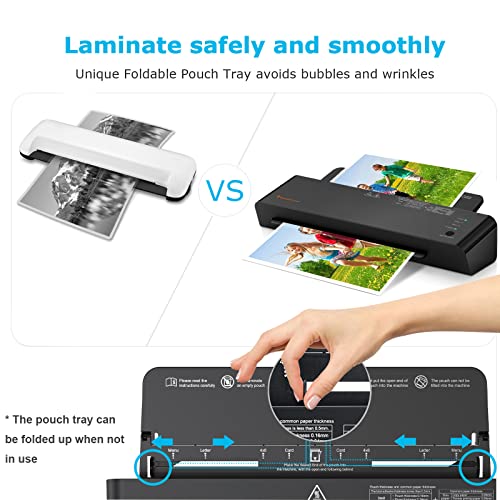 Laminator, 13 Inches Thermal Laminating Machine for A3/A4/A6, 4 in 1