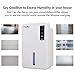 Dehumidifier, 1500ml Tank Powerful Thermo-Electric Intelligent Dehumidifier for Home, Quietly Gathers Up to 400ml - Great For bedrooms, bathrooms, RV, Laudry or basements Approx 1200 Cubic Feet