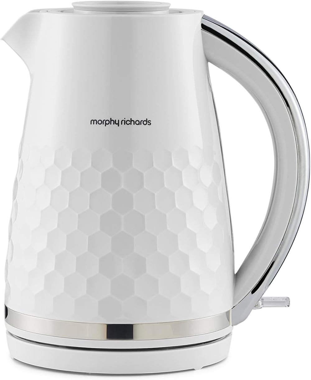 Morphy Richards Hive Kettle 1.5L 3KW Rapid Boil Easy Fill White