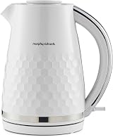 Morphy Richards Hive Kettle 1.5L 3KW Rapid Boil Easy Fill White