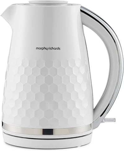 Morphy Richards Hive Kettle 1.5L 3KW Rapid Boil Easy Fill White