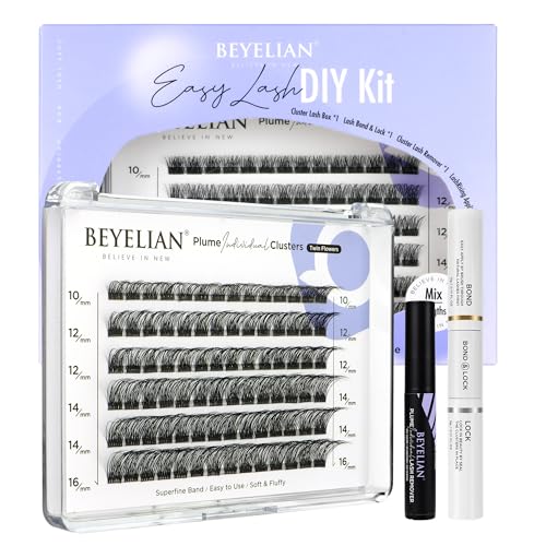BEYELIAN Lash Extension Kit Cluster Lashes Kit with