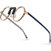 HEPIDEM Multicolor Acetate Glasses Frame Men Women Round Eyeglasses Optical Spectacles 9377