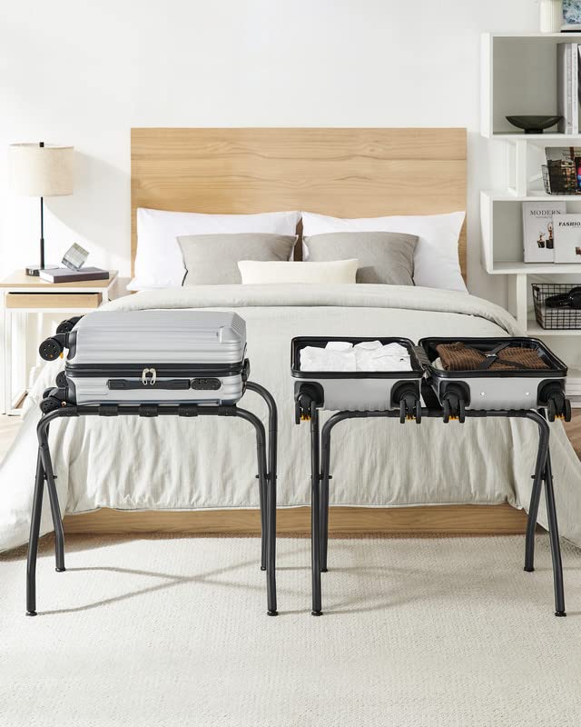 SONGMICS Luggage Rack, Luggage Rack for Guest Room, Suitcase Stand