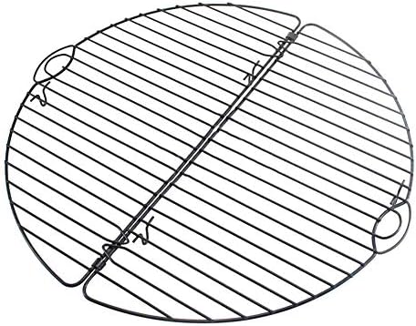 Round Cooling Rack, Foldable Non-Stick Baking Rack,Multi-Purpose High-carbon Steel Barbecue Racks/Grills/Pan Grate/Carbon Baking Net Cake Cooling Rack Stand Portable Bread Foldable Holder Cookies
