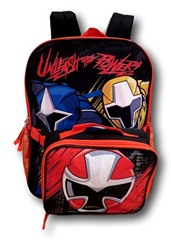 power ranger backpack and lunchbox