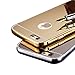 iPhone6 Case ,iphone 6S case,Surprise Coocolor (TM) New Luxury Aluminum Ultra-thin Mirror Metal Case Cover for iPhone 6 iphone 6S[Girl case] (iPhone 6 6S, Gold)