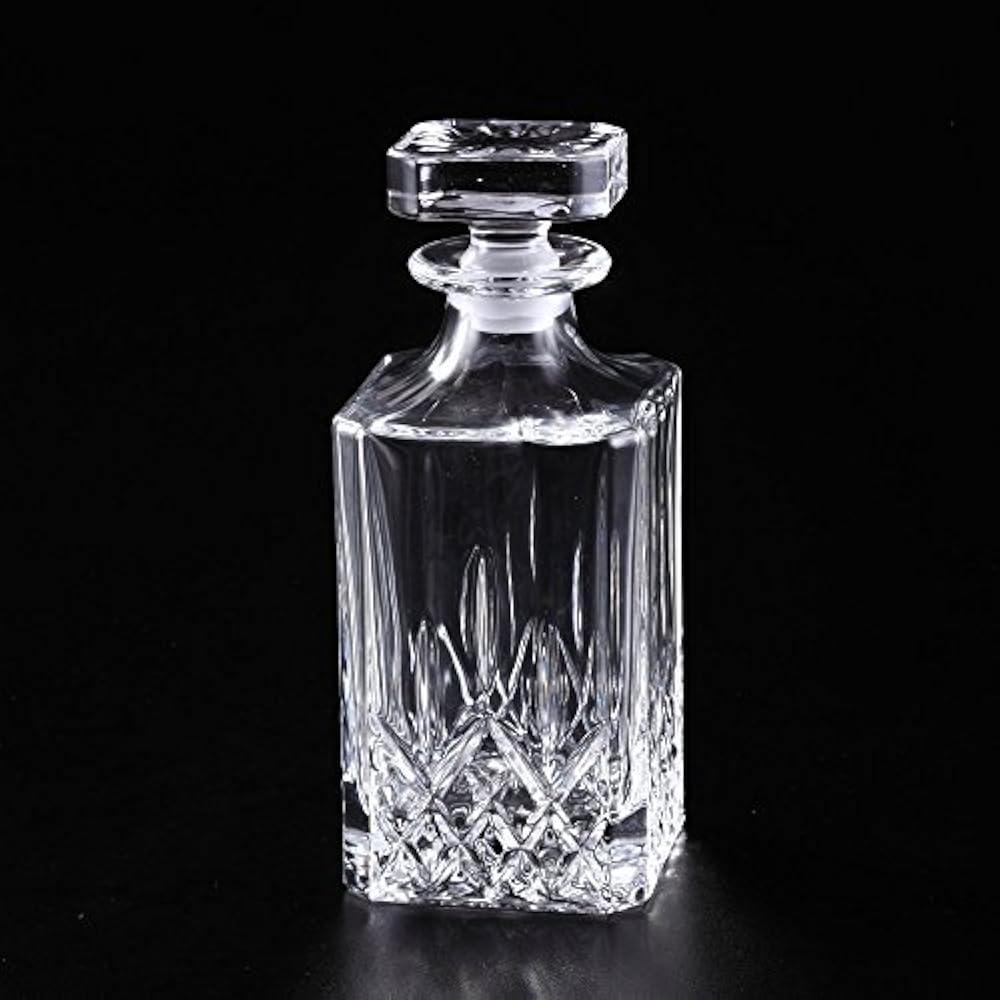 Lead Liquor Decanters Free Crystal With Stopper, Rectangular eBay