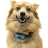 Dog Anti Bark Collar by TopDog, Small, Medium &amp; Large Dogs, 7 Adjustable Levels with sound and vibration, No Shock, Harmless &amp; Humane, Stops Dogs Barking (Blue)