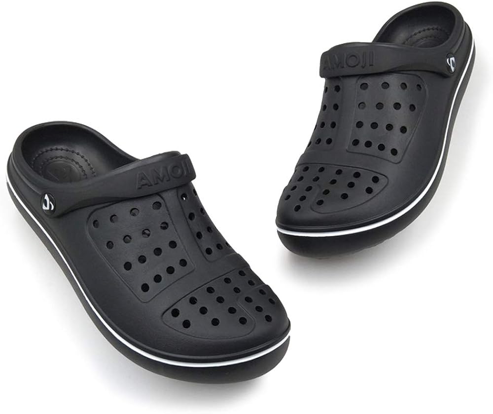  | Amoji Unisex Clogs Garden Shoes Slip On Sandals 8818 | Slippers