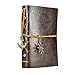 Travel Vintage Journal, Pu Leather Cover Blank Notebook
