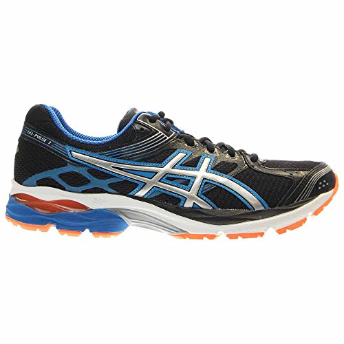ASICS Men's Gel-Pulse 7, Black/Lighting/Electric Blue, 10