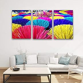 3 Panel Canvas Wall Art Colorful Pictures Home Wall Decorations for Bedroom Living Room Paintings Canvas Prints Framed - 16"x24" x 3 Panels