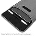 New iPad 2017, iPad Air 2, iPad Pro 9.7 CaseCrown Power Sleeve (Charcoal Gray) w/Apple Pencil Holder & MFI Certified USB to Lightning Cable