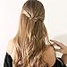 Jaciya 14pcs Minimalist Dainty Hair Clips Gold Hollow Geometric Alloy Hairpin Hair Clamps,Circle,Triangle and Moon Multiple Pattern for Women (Gold)