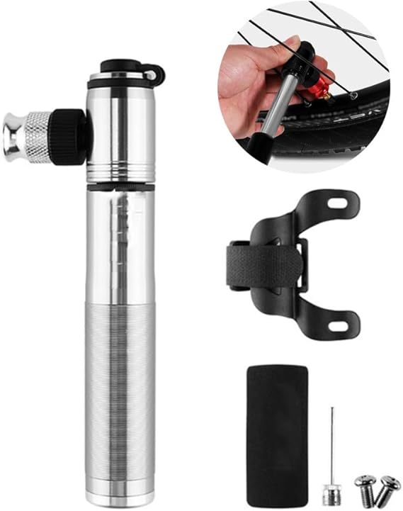 LIERSI 160 PSI Mini Bike Pump, Accurate Fast Inflation, Mini Hand Pump
